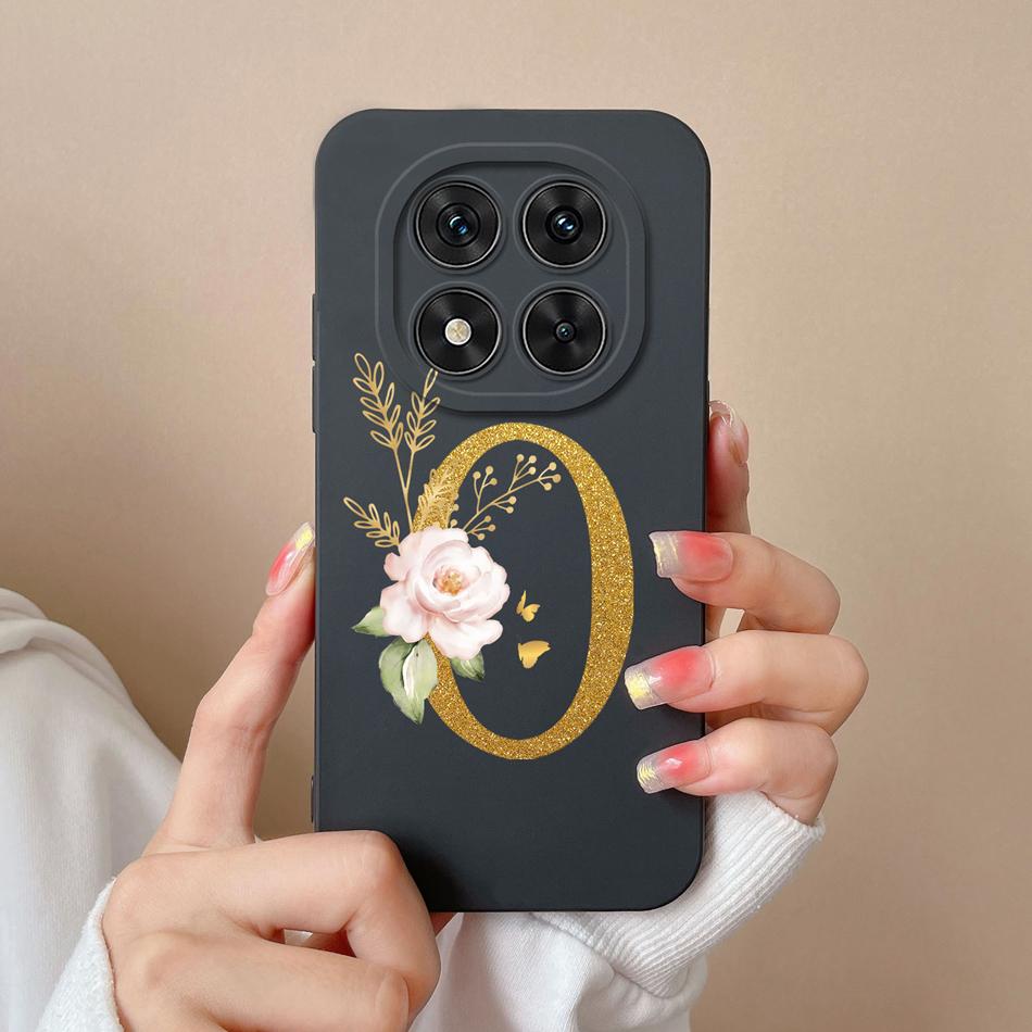 Чехол Для Redmi Note 14 Pro Plus Простой Буквенный Мягкий Жидкий Силикон Ударопрочный Чехол Для Телефона Для Redmi Note14 14Pro 4G 5G Fundas