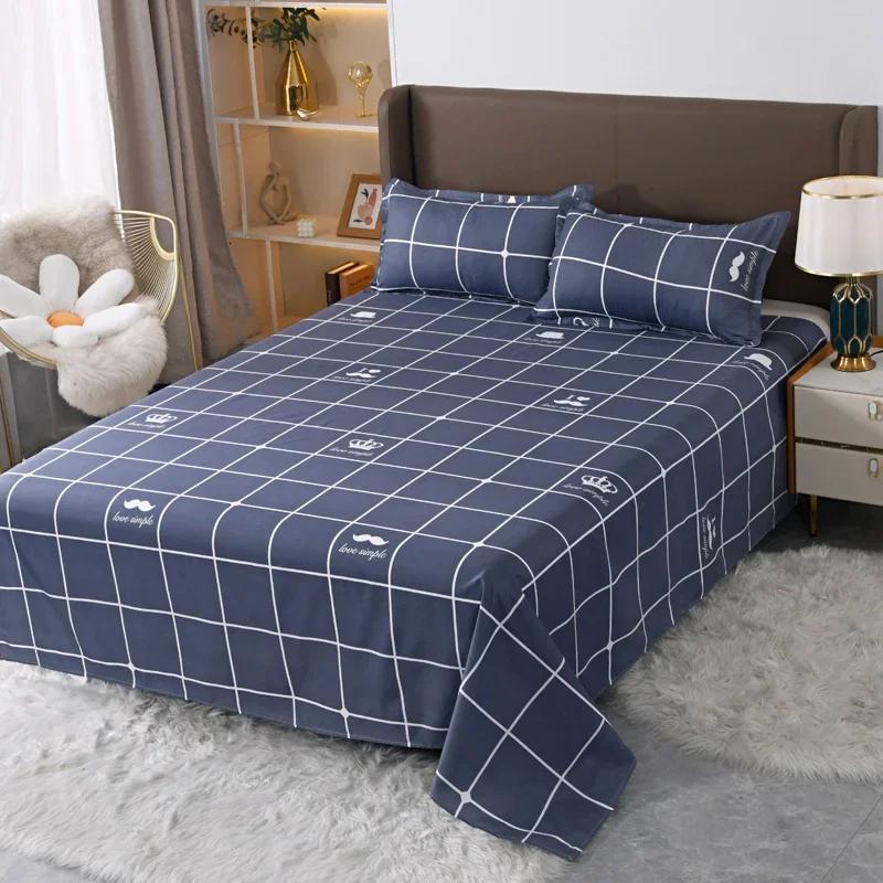 Комплект постельного белья с абстрактным геометрическим узором для спальни, 3 шт., простыни, наволочки, мягкий, удобный, декоративный комплект постельного белья размера «queen-size»