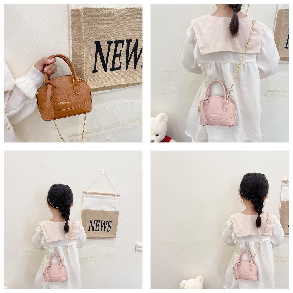 Stylish Girls' Shell Shoulder Crossbody Bag Trendy Mini Chain Coin Purse Wholesale 2023 Summer
