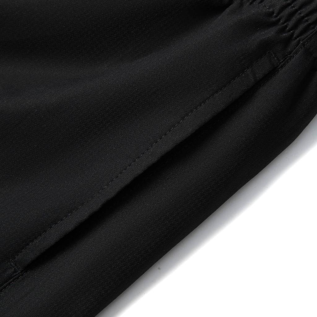 Li Ning Удобные Простые Универсальные Брюки Прямого Кроя с Буквами Средней Посадки Спортивные Женские Брюки Низ Черный AYKV066-2