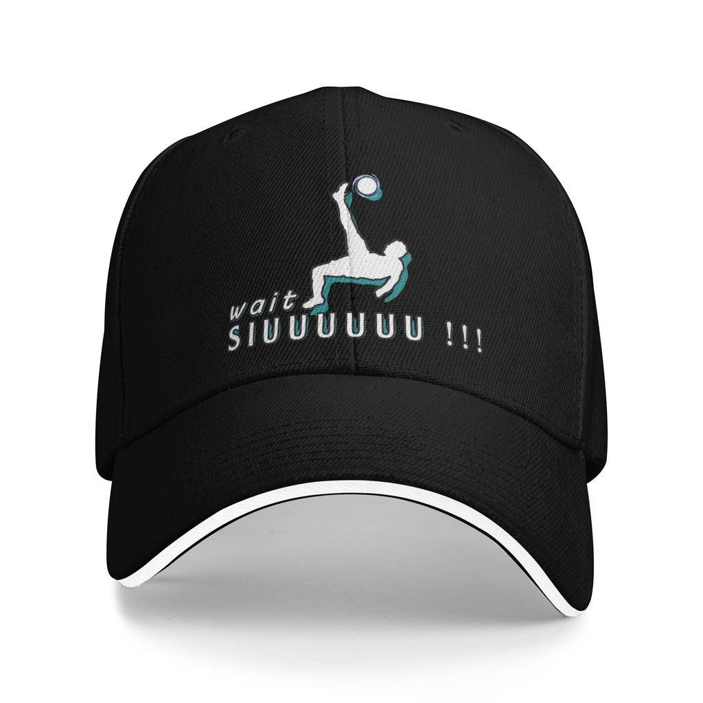 Wait Siuuu CR Goal Cristiano Unisex Baseball Cap New Outdoor Cap Hip Hop Sports Hats Autumn Trucker Hat