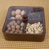 2025 Chinese Style Wooden Snack Box: Four-Compartment Fruit Plate
