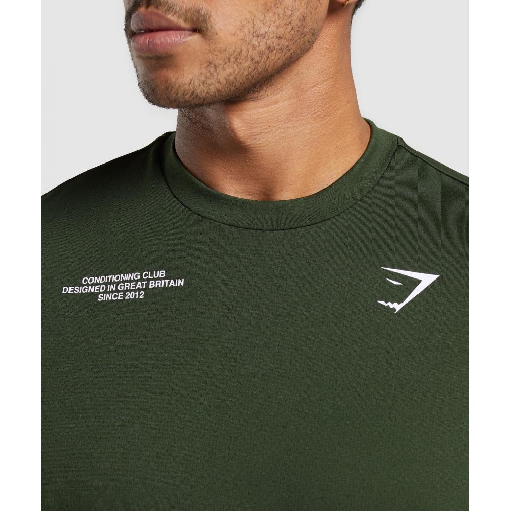 Gymshark Кондиционирование Club Tank Trail Green A2b4u Ec2z