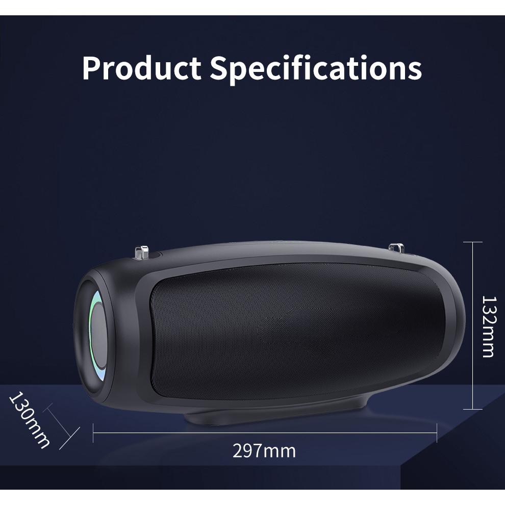 Портативный Bluetooth-динамик S37L мощностью 40 Вт с выходной мощностью Bluetooth-динамик с превосходными басами HIFI-динамик