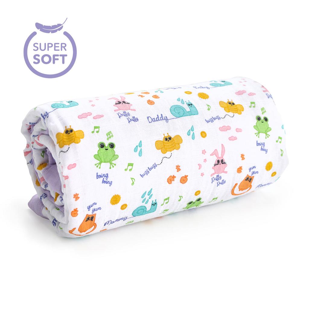 Одеяло из муслина Milk&Moo с фибровым наполнителем Milk&Moo Friends