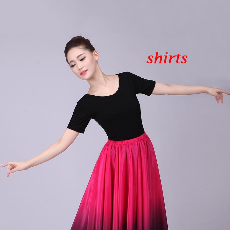 Женская юбка для латинских танцев, сальса-ча-ча, испанское плиссированное платье с оборками, современный бальный костюм