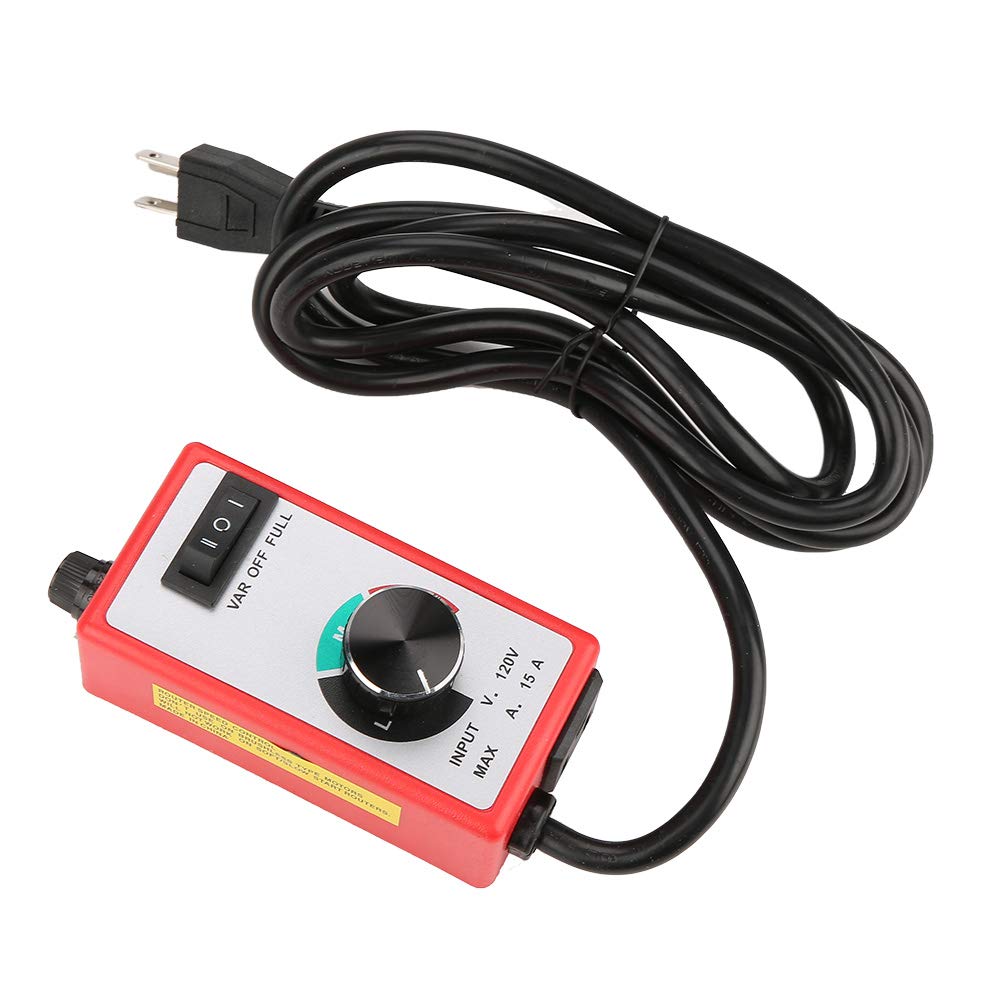 Red Plastic Router Speed 120V Variable Speed Controller for Power Electric Router Electric Motor Red Controller, Tools, Motors, Fans, Governor,