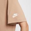 Nike Футболка NSW Ретро Gcel Пуловер Простая Удобная Футболка с Коротким Рукавом Женские Топы Хаки IH0826200