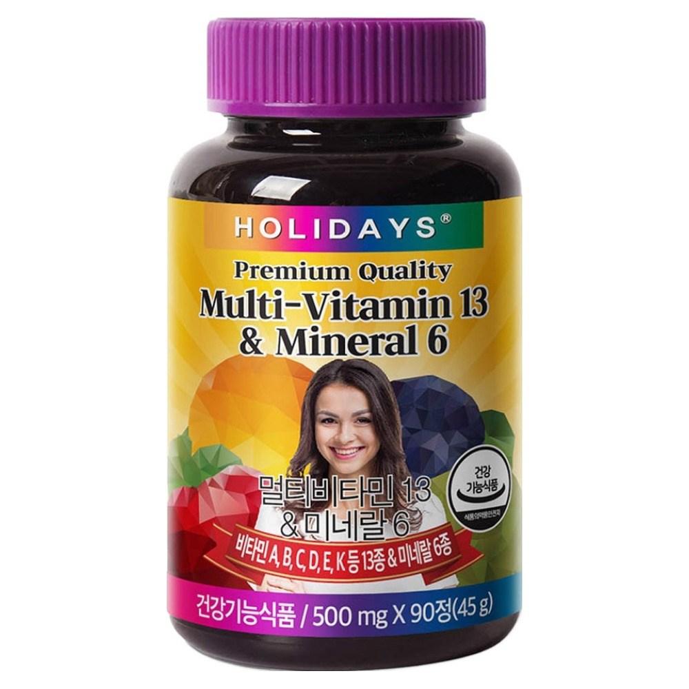 Holidays Multivitamin 13 & Mineral 6 90 Tablets 1 pcs