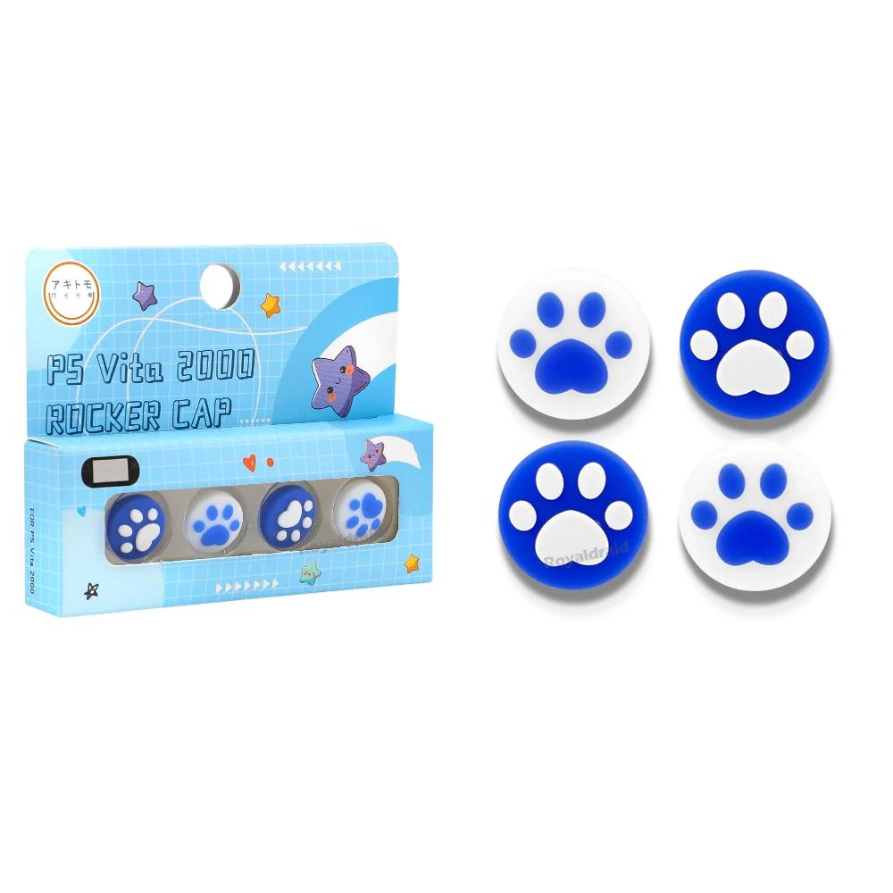 НОВЫЙ 4шт/комплект силиконовый чехол для джойстика аналоговый защитный чехол для Playstation Psvita PS Vita PSV 1000 2000