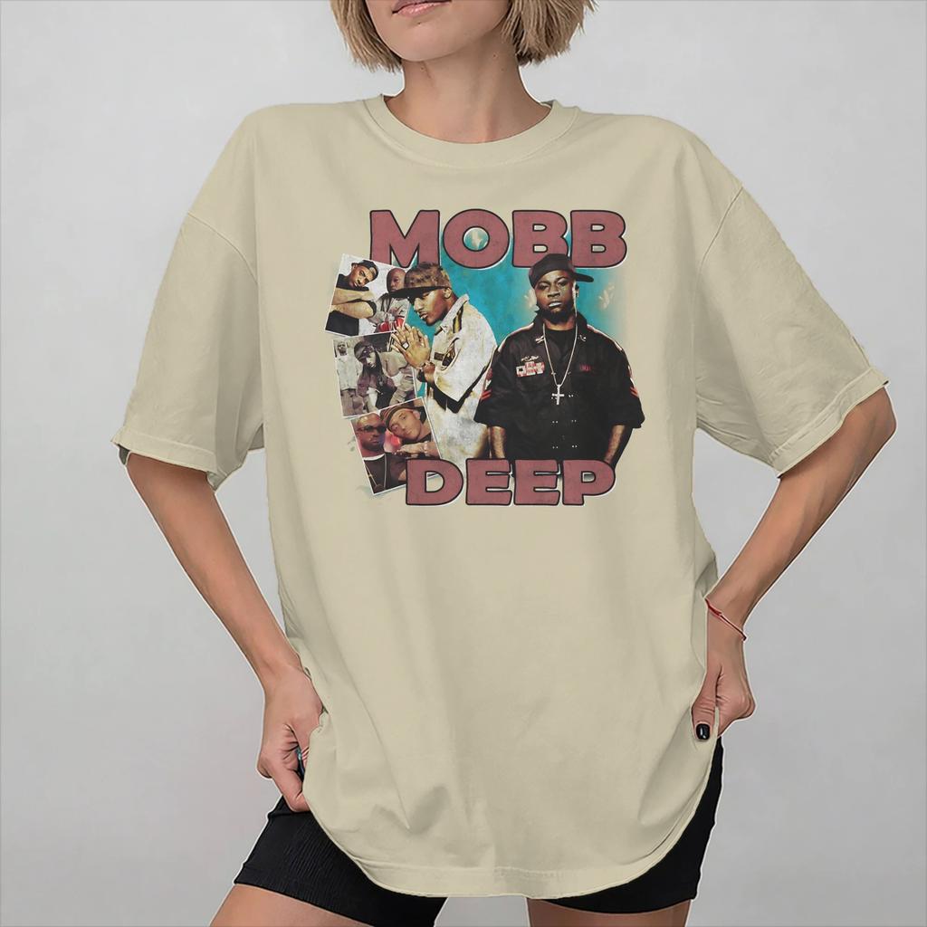 Mobb Deep The Infamous Tee Shirt for Unisex Women Graphic Printed T Shirts 100 Cotton Clothing