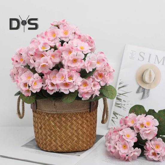 1/2 шт. искусственная герань реалистичные устойчивые к ультрафиолетовому излучению искусственные цветы для свадебной вечеринки в помещении и на открытом воздухе офисный стол центральный элемент пластиковые искусственные цветочные растения