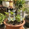 Colorful Crystal Prisms Suncatchers Reflective Handmade Garden Suncatcher Metal Stake with Hook Exquisite