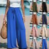 Women's Four Seasons Wide Leg Loose Drawstring Casual Fashion Pants