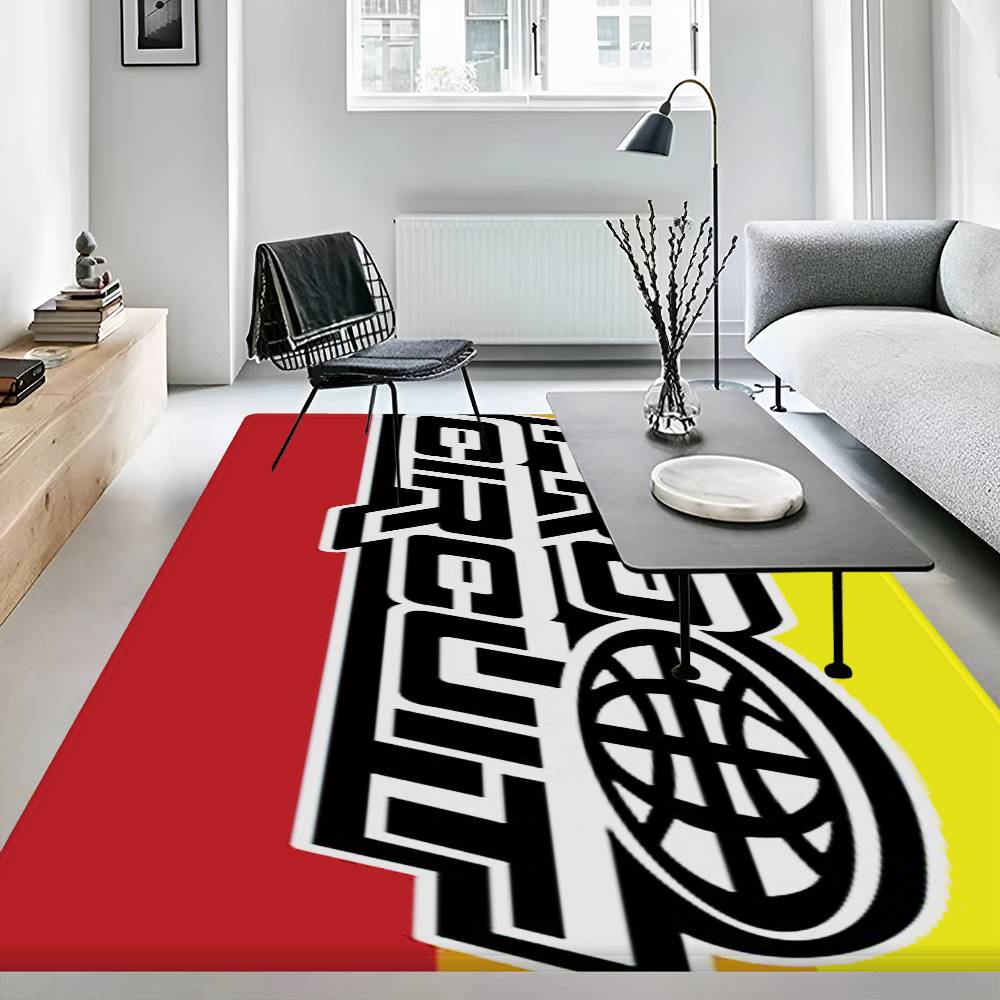 Motorcycle Garage Pro Circuit Room Mats Retro Multiple Choice Living Room Kitchen Rug Non-Slip Welcome Rug