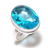 Swiss Blue Topaz Gemstone 925 Sterling Silver Gift Jewelry Ring Size 6