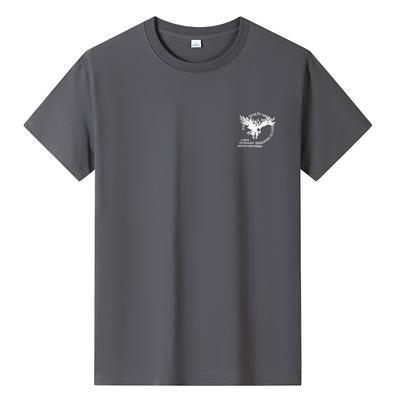 Мужская футболка из чистого хлопка большого размера, футболка для мальчиков с короткими рукавами