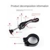 1pc 31.8/34.9mm Bike Canoe Saddle Collar Bolt Ultralight Quick Release Clamp  Seat Post