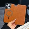 Чехол-книжка из кожи Business Spirit Shield с магнитной защелкой, подходит для Apple iPhone 16E, 16 Pro, с отделением для карт, защитный чехол 16