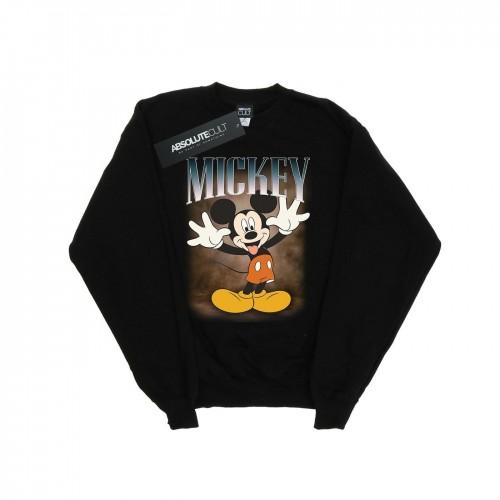 Disney Mens Mickey Mouse Tongue Montage Sweatshirt