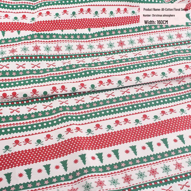 Тщательно отобранная хлопковая саржа с цветочным принтом для детского платья и детского постельного белья