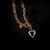 Ожерелье из нержавеющей стали 316L, сексуальное ожерелье с сердцем и ключицей, многофункциональное женское ожерелье, ювелирное изделие, подарок