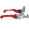 Pair Motorcycle Red Pivot Clutch Brake Lever For Honda CRF250L CRF300L 2012-2021