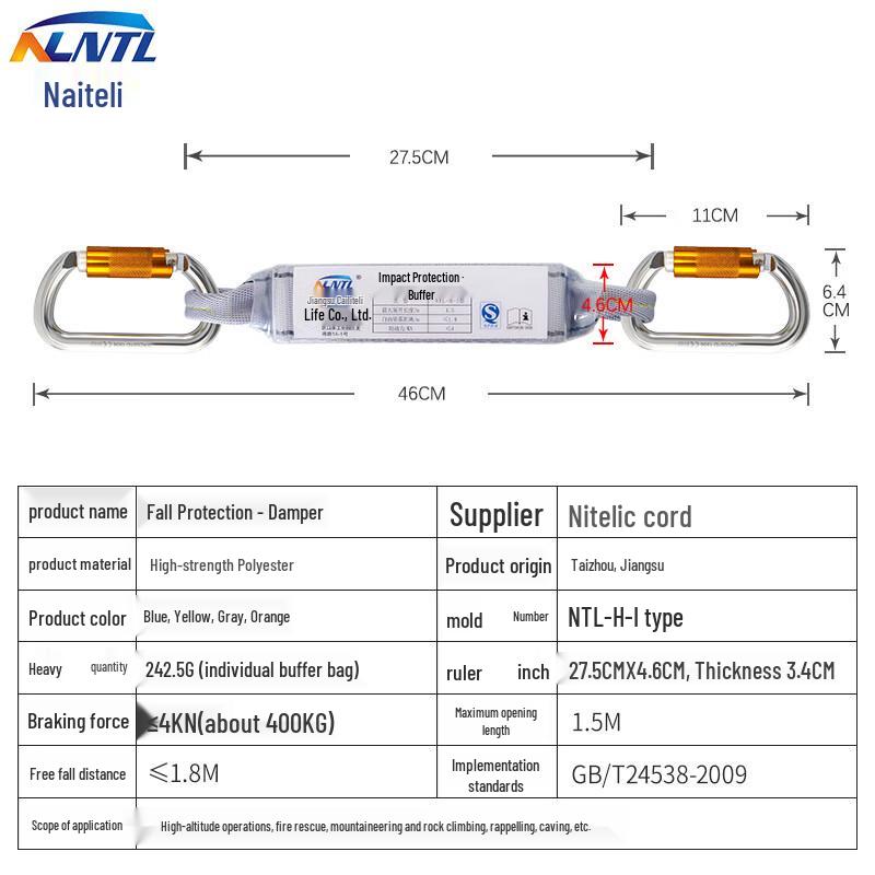NLNTL High-Altitude Safety Lanyard Energy Absorber