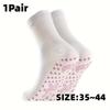 1/3Pairs Tourmaline Slimming Health Sock Winter Elastic Thermal Self-Heating Sock Health Care Socks Short Sock Magnetic Therapy