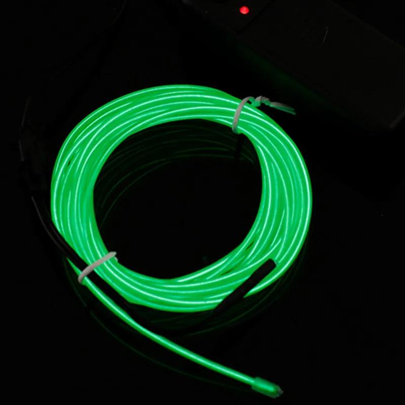 1M/2M/3M/4M/5M Flexible Neon Light EL Wire Led Neon Dan Party Atmosphere Decor Lamp RopeTube Waterproof Multicolor Led Strip