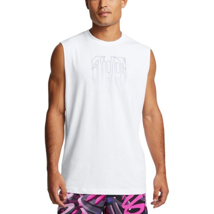 Under Armour Curry Tank Top Men's White 1387099-100