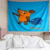 Die Maus Print Tapestry, Backdrop, Easy Setup, Ideal for Bedroom, Office & Living Room, with Aesthetic Wall Hanging Decor.