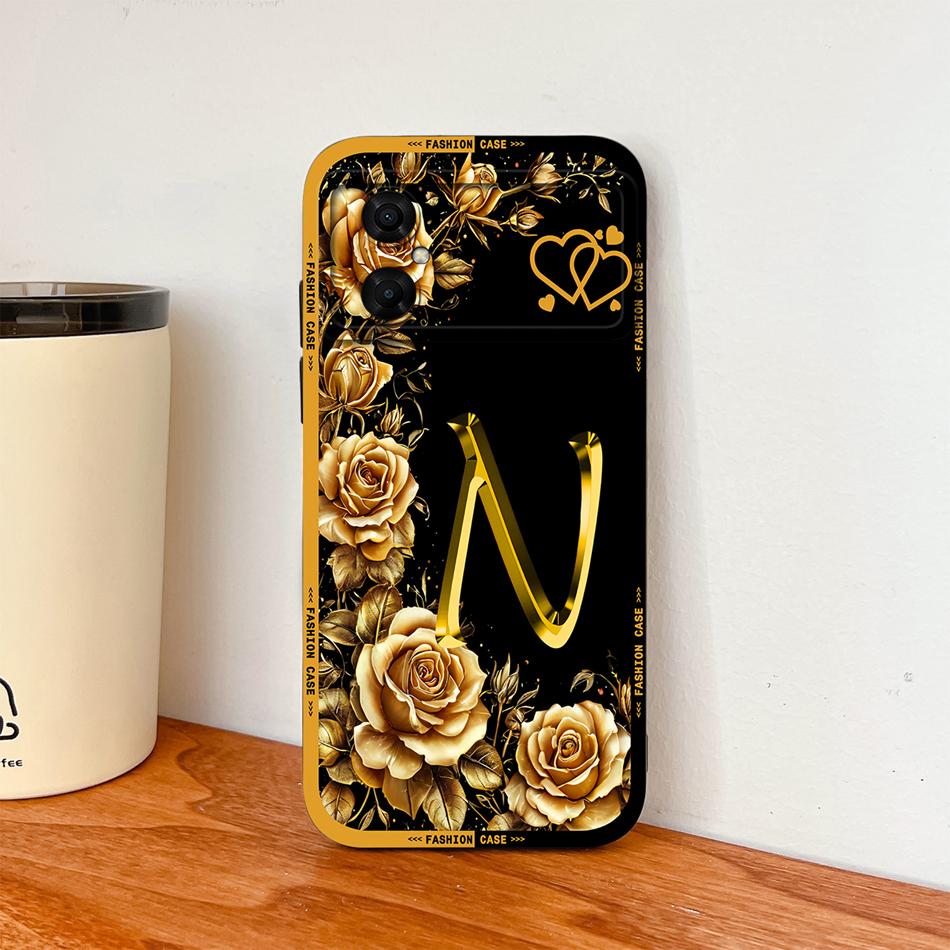 Чехол для Xiaomi Poco M4 M3 Pro Роскошный с розовыми буквами Мягкий гладкий корпус из жидкого силикона для Poco M 4 M 3 Легкая крышка для телефона