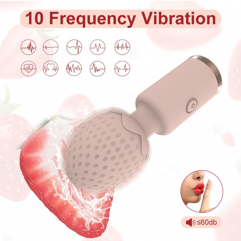 Adults Toy AV Vibrator Sexual Magic Massager Clitoris Nipple Double Stimulation Mini Vibrator Adult Goods for Women