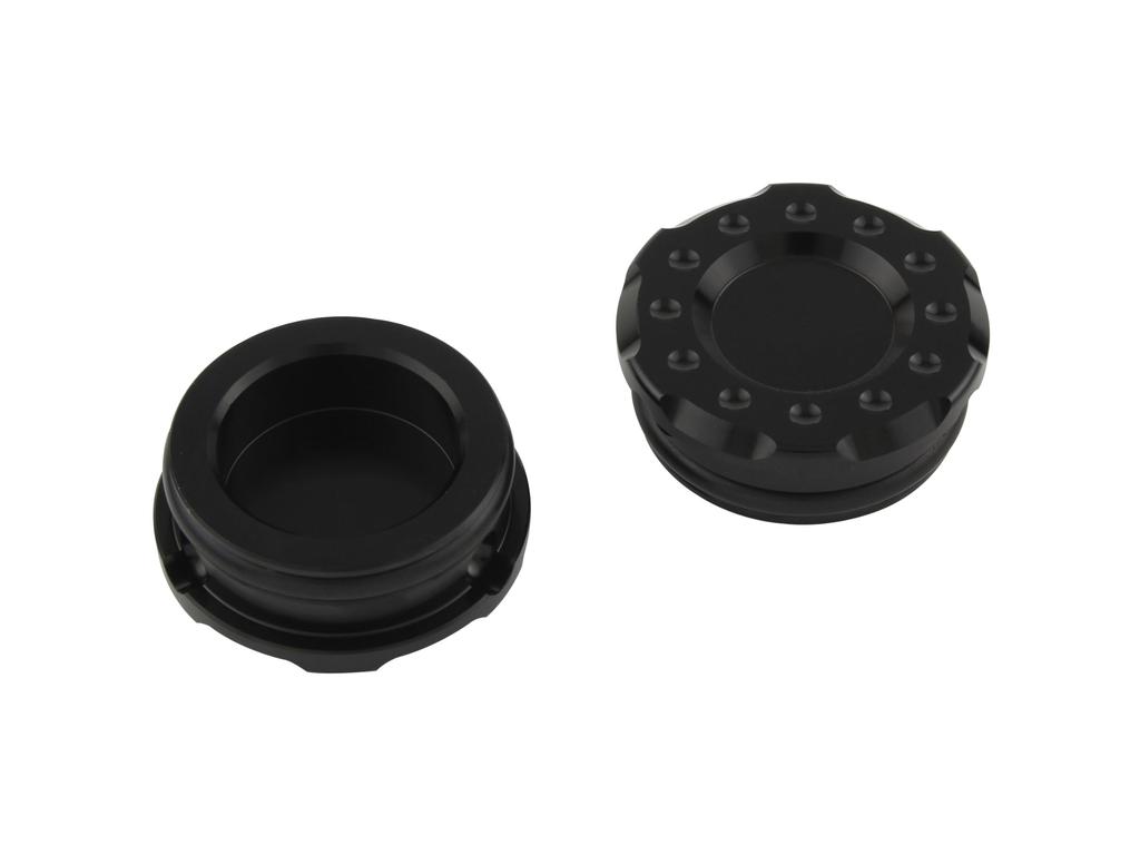 POSH FAITH Motorcycle Frame Center Cap for Z900RS/CAFE (2018-2024), Black, 132375-06