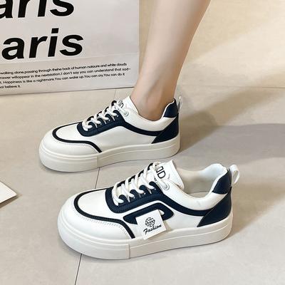 Маленькие белые туфли женские универсальные весна 2024 новые студенческие туфли на мягкой подошве нескользящие спортивные повседневные туфли корейской версии плоские туфли