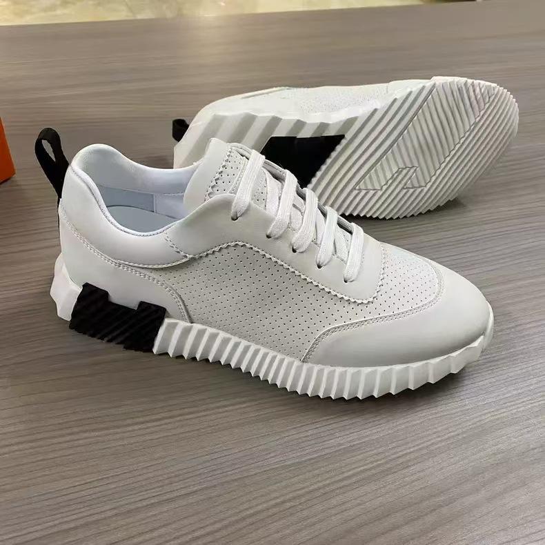 H мужские кожаные универсальные кроссовки на платформе мужские повседневные дышащие белые туфли женские, черные кеды мужские