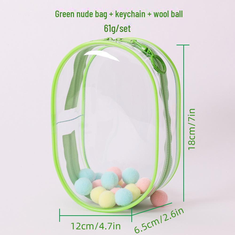 Защитный чехол из винила Labubu: Высокопрозрачная пылезащитная подвесная сумка для аниме-кукол