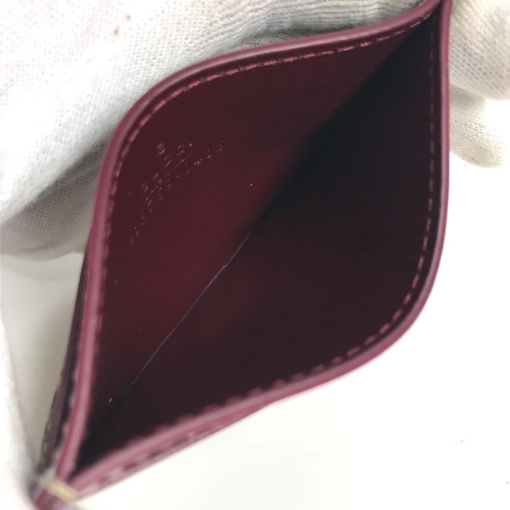 GUCCI 818769  GG Supreme logo panda Business Card Holder Card Case