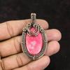 Thulite Pendant Copper Wire Wrapped Pendant Copper Jewelry Antique Jewelry Handmade Pendant Gemstone Pendant Gift For Him Pendant For Women
