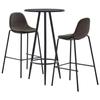 VidaXL 3-Piece Bar Set Table and Pub Chairs Counter Furniture Bistro Furniture Garden Kitchen Restaurant 3051125