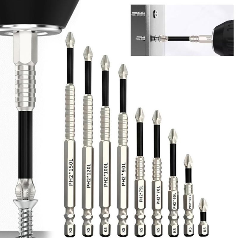 High Magnetic Screwdriver Drill Bit Set Strong Magnetic Durability Screwdriver Drill Bit Set Universal Anti-Slip Magnetic
