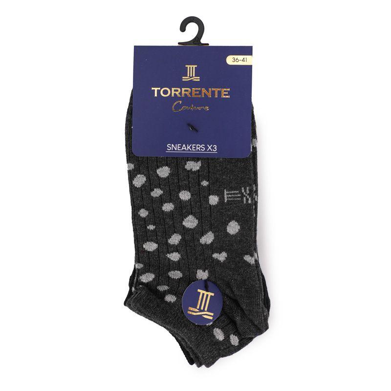 TORRENTE Women's Fancy Socks X3