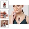 Red Onyx Gemstone Unisex Women's Gift For Her Silver Jewelry Pendant 2.5"