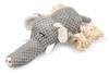 Plush Elephant with a Rope for Dogs