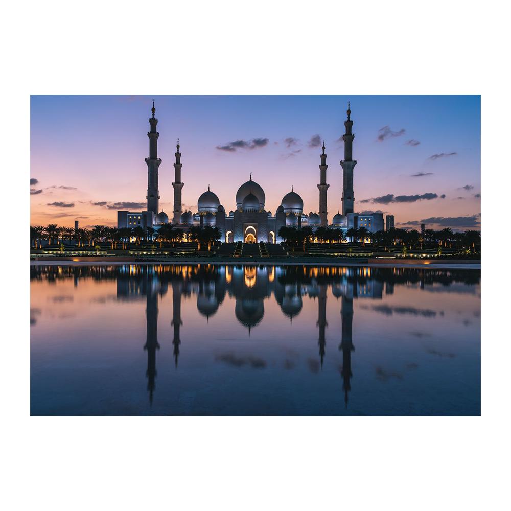 Исламская каллиграфия, холст, картина, Аллаху Акбар, Кааба, священное место, мечеть, плакаты и принты, настенное искусство, декор для гостиной