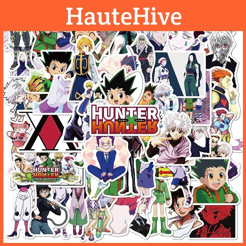 Прочные водонепроницаемые 50 шт. наклеек Hunter X Hunter для ваших DIY проектов
