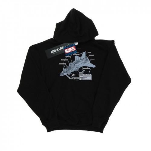 Marvel Boys The Avengers Quinjet Breakdown Hoodie