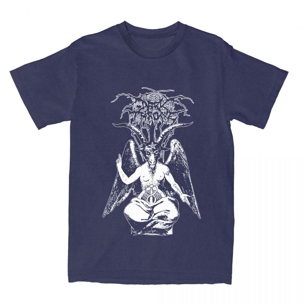 Darkthrone Band Death Metal Accessories Футболка для мужчин и женщин Винтажная футболка из чистого хлопка с круглым вырезом и коротким рукавом Одежда больших размеров