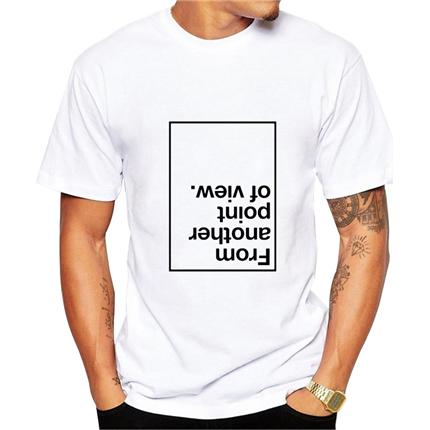 Think Out Side Cool The Box Men Male Letter Quote Modal Short Sleeve O Neck T shirt Funny Customized Top tees gt160